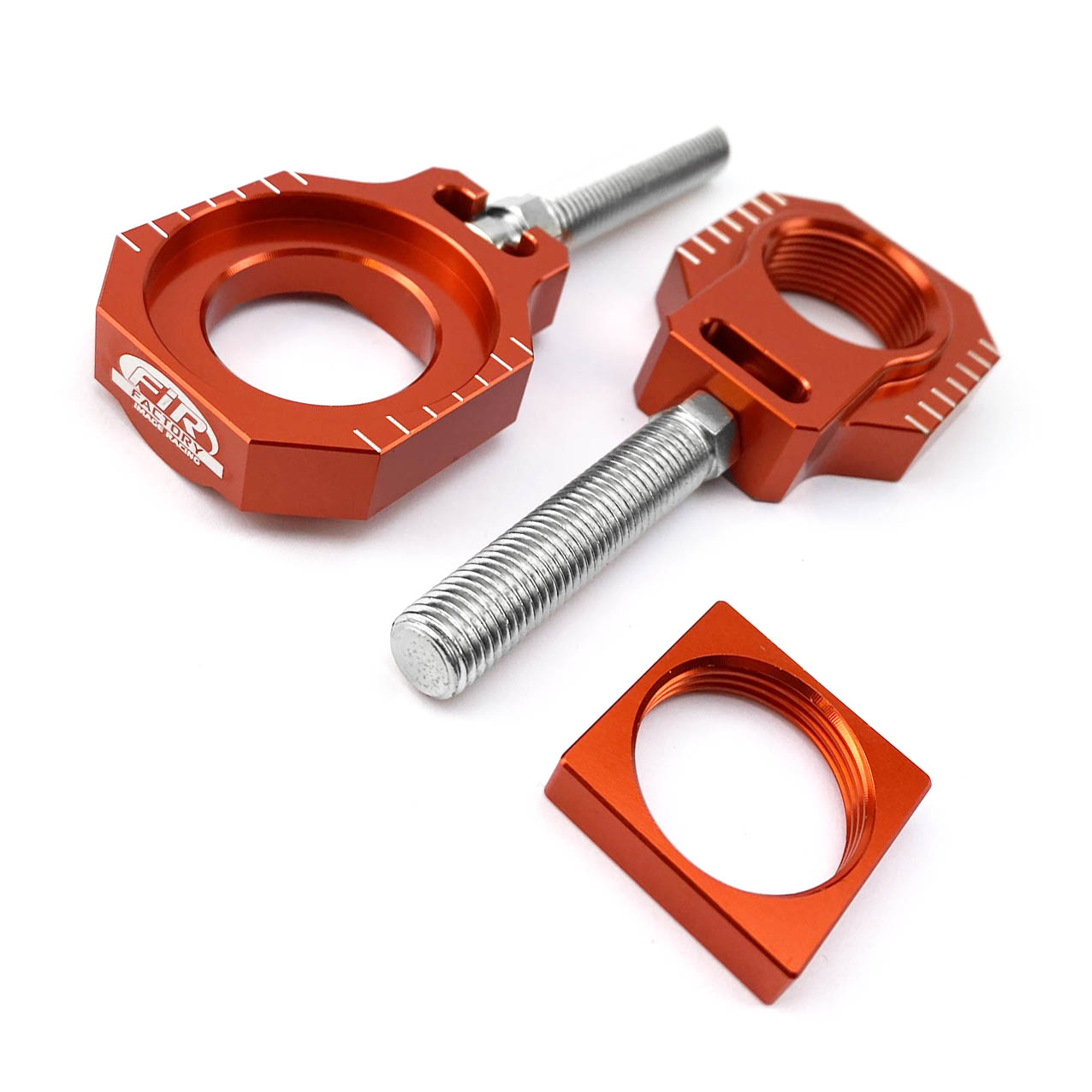 FIR Axle Block & Bolt KTM SXF 13-21, Asrab-19 Orange