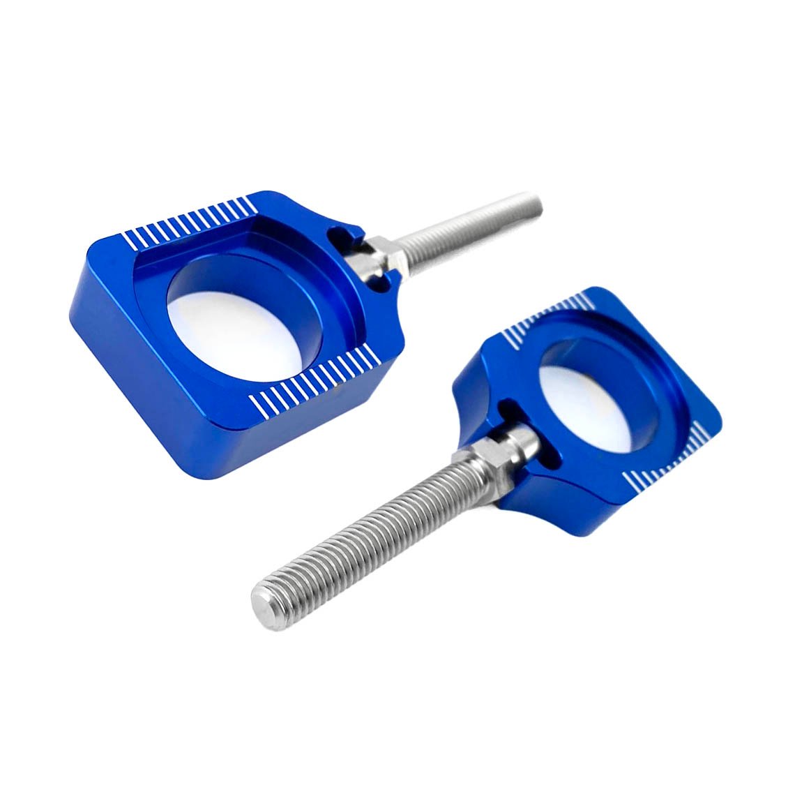 FIR Axle Blocks & Adjuster YZF, Blue, Fir -