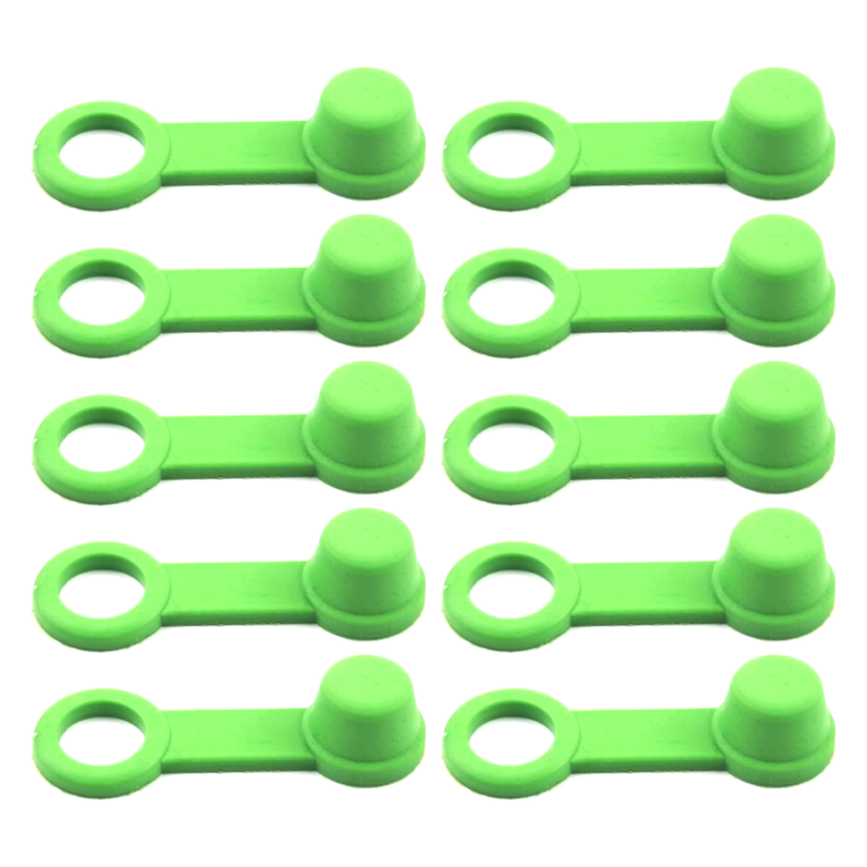 FIR Trade Pack 10 Rubber Caps Green, Trade £0.40 Ea. Bleed Nipple Cover Cap