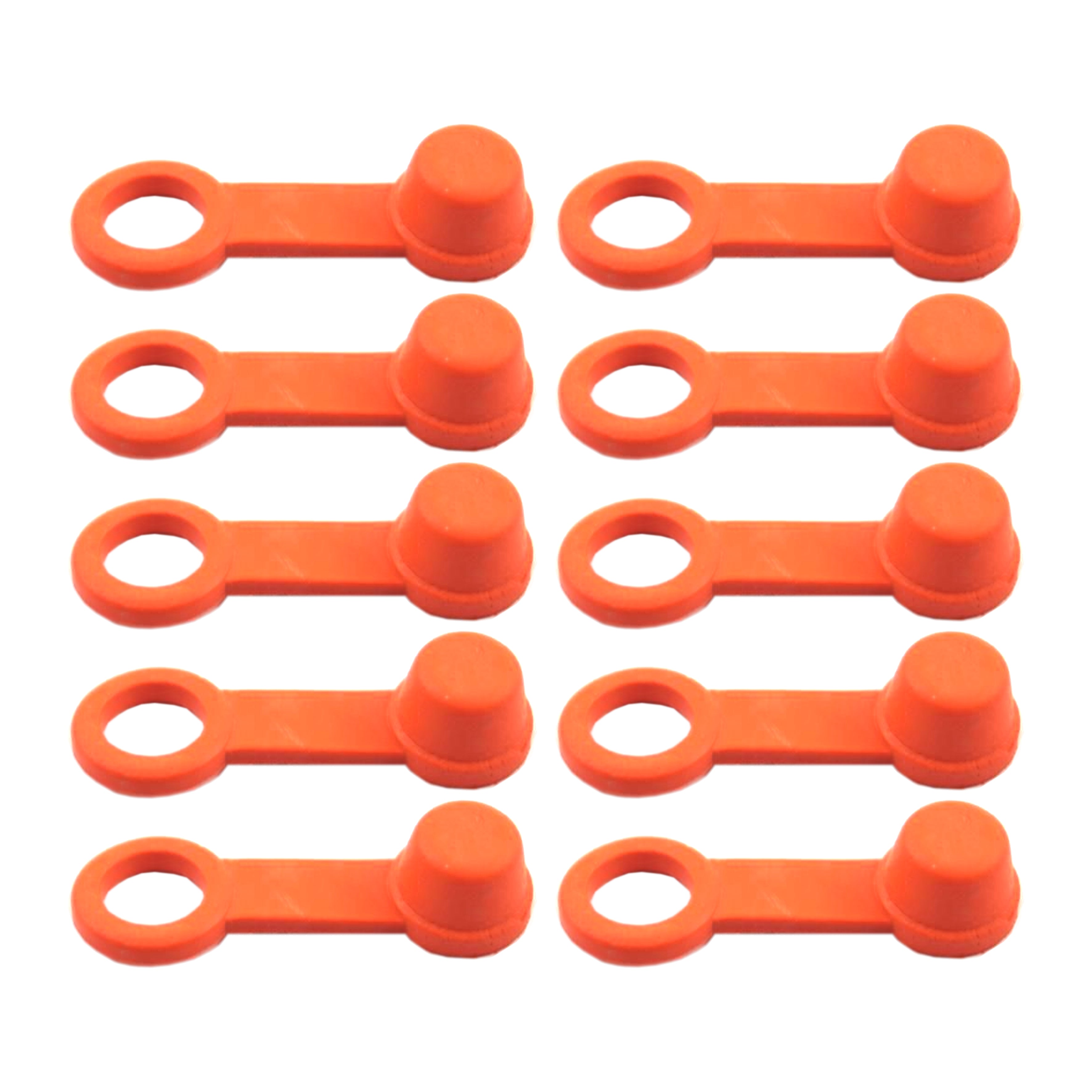 FIR Trade Pack 10 Rubber Caps Orange, Trade £0.40 Ea. Bleed Nipple Cover Cap