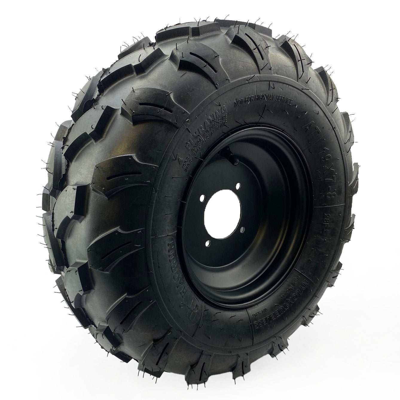 FIR Front Wheel Kit 4/90 19x7.00-8, Go Kart, Buggy, ATV, Universal 90mm Pcd