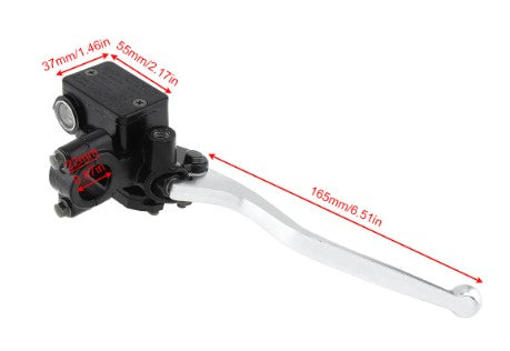 Dirt Racing Master Cylinder Hydraulic Brake Lever Universal 10mm Mirror Mount