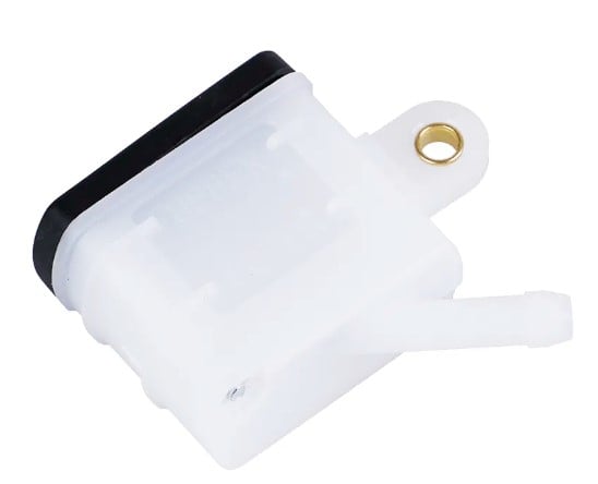 FIR Rear Brake Fluid Square Reservoir with 45 Bottom Outlet