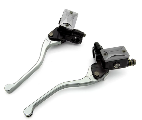 Dirt Racing Hydraulic Clutch & Brake Levers Master Cylinder Set 7/8 22mm Universal Motorcycle
