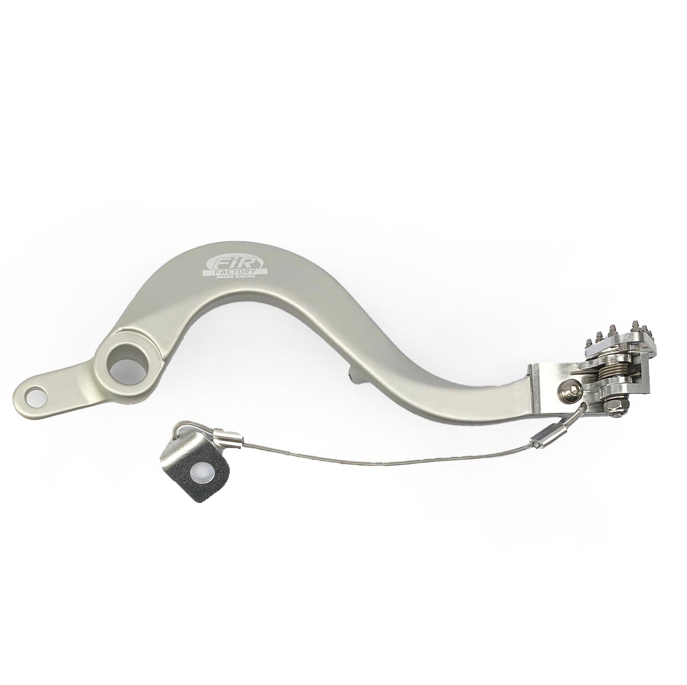 FIR Brake Pedal Kawasaki KX 250 450, Fir,13236-0838, Silver Folding Tip