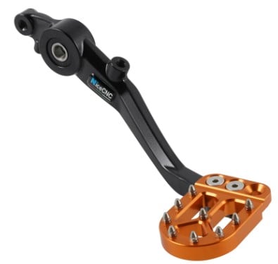 NICECNC Rear Brake Lever Pedal Black Orange 2019-22 KTM 790 890 Adventure R Aluminium 63513050033c1