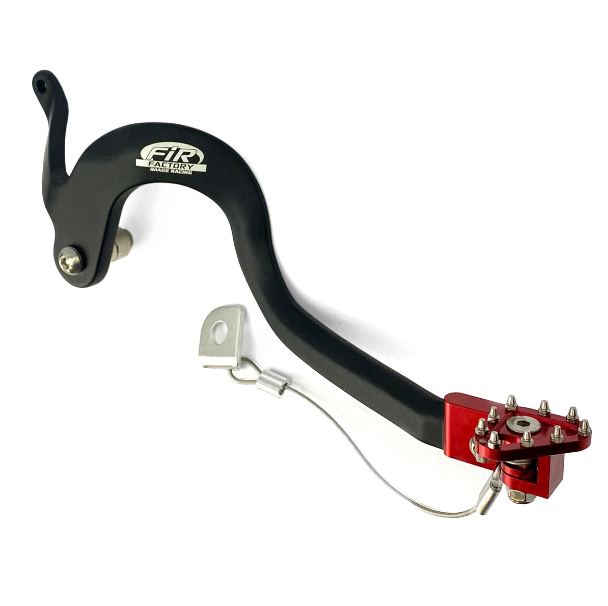 FIR Brake Pedal 14-23 CRF 125 F, Fir, Black, Red Tip