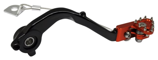 FIR Brake Pedal KTM 50 SX TC MC, Fir, Black, Orange Tip a40013050044