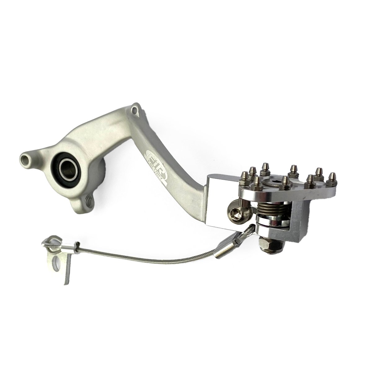 FIR Brake Pedal KTM 50 SX TC MC, Fir, Silver, Folding Tip a40013050044