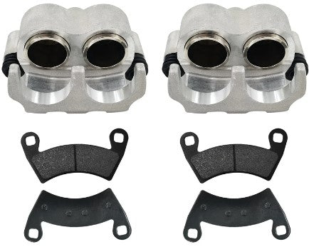 Dirt Racing Front Brake Caliper Pair with Pads 2011-2019 Polaris Ranger 900 2203747 1911283