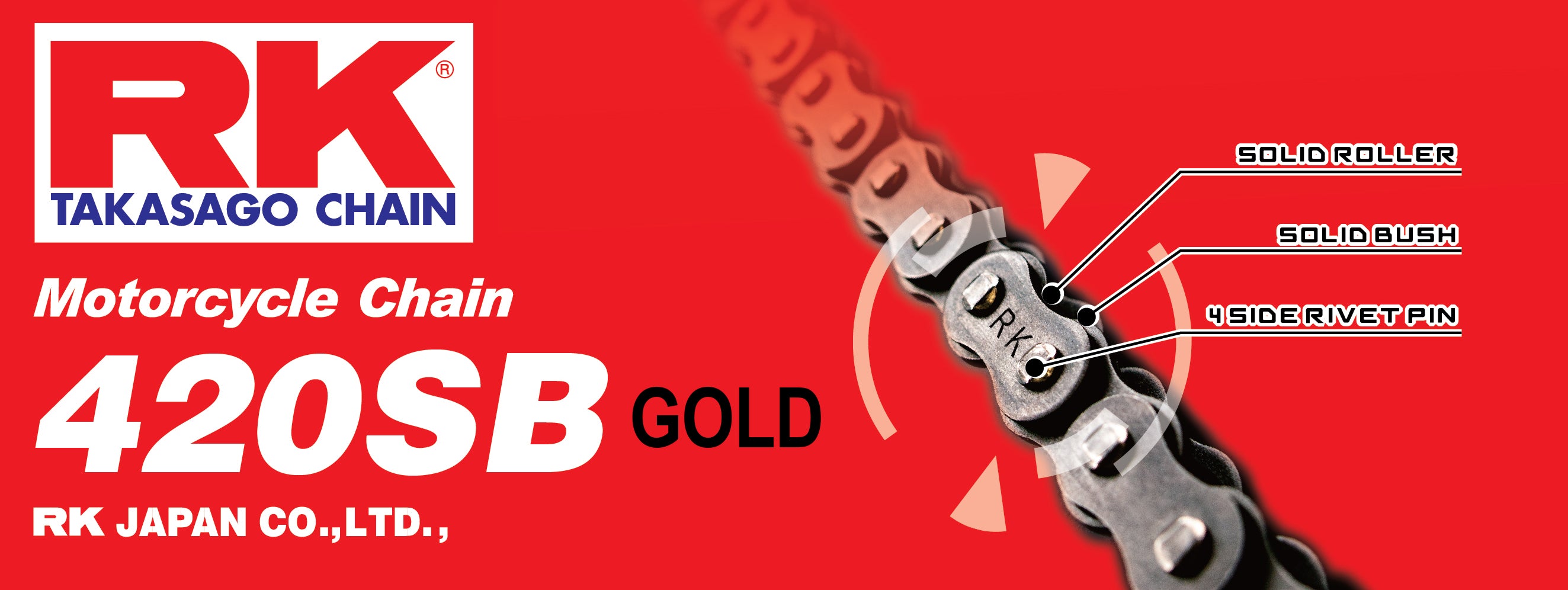 RK GS420SB-102 Gold Chain
