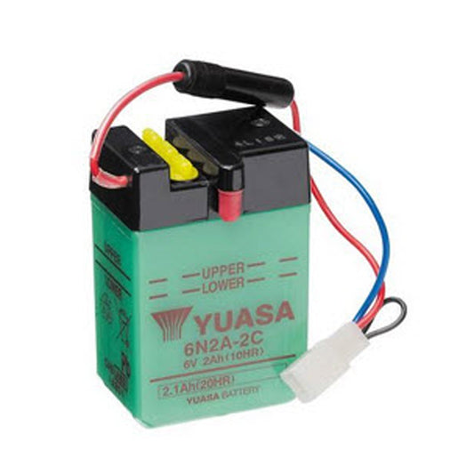 Yuasa 6N2A-2C (DC) 6V Dry Charged Conventional Battery