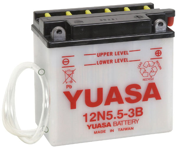 Yuasa 12N5.5-3B (CP) 12V Combi-Pack Conventional Battery