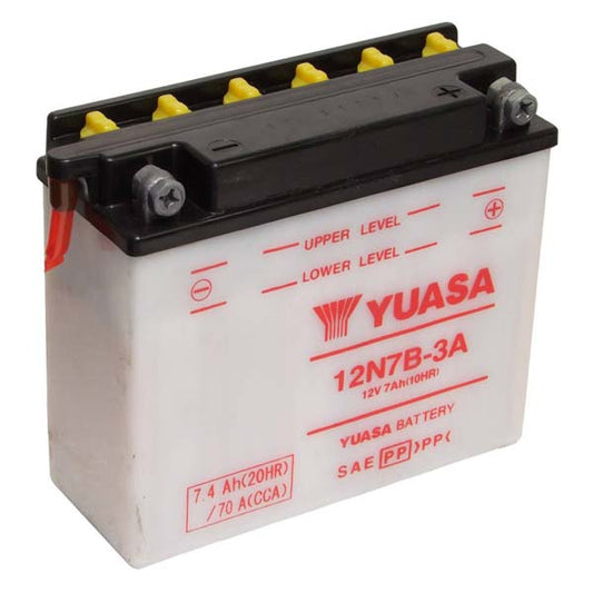 Yuasa 12N7B-3A (DC) 12V Dry Charged Conventional Battery