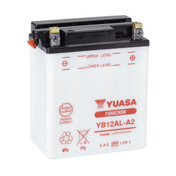 Yuasa YB12AL-A2 (CP) 12V Combi-Pack YuMicron Battery