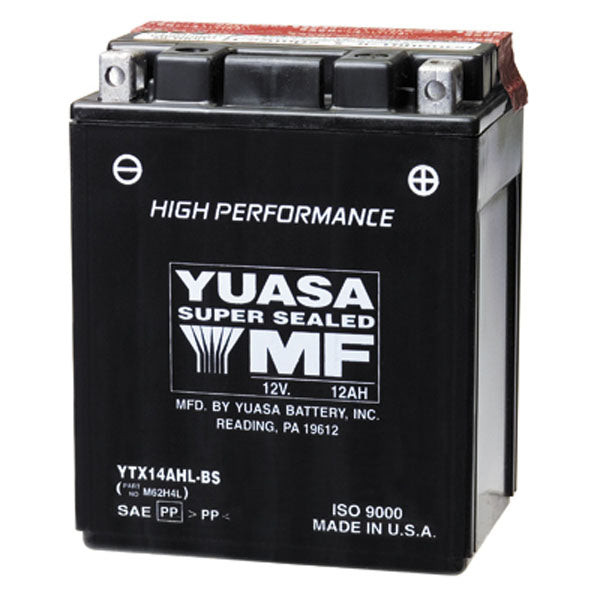 Yuasa YTX14AHL-BS (CP) 12V Combi-Pack High Performance MF VRLA Battery