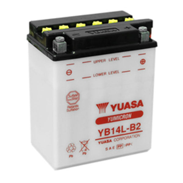 Yuasa YB14L-B2 (CP) 12V Combi-Pack YuMicron Battery