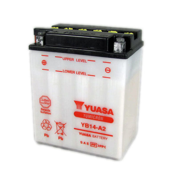 Yuasa YB14-A2 (CP) 12V Combi-Pack YuMicron Battery