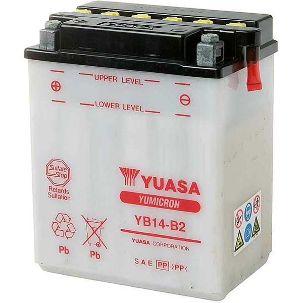 Yuasa YB14-B2 (CP) 12V Combi-Pack YuMicron Battery