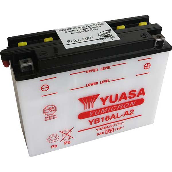Yuasa YB16AL-A2 (CP) 12V Combi-Pack YuMicron Battery