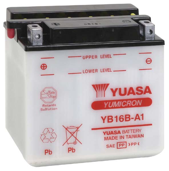 Yuasa YB16B-A1 (CP) 12V Combi-Pack YuMicron Battery