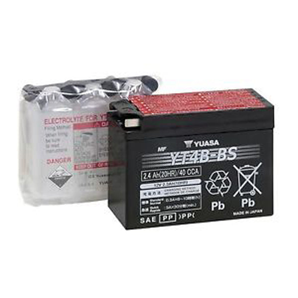 Yuasa YT4B-BS (CP) 12V Combi-Pack MF VRLA Battery