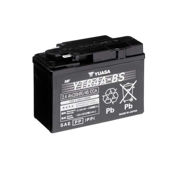 Yuasa YTR4A-BS (CP) 12V Combi-Pack MF VRLA Battery