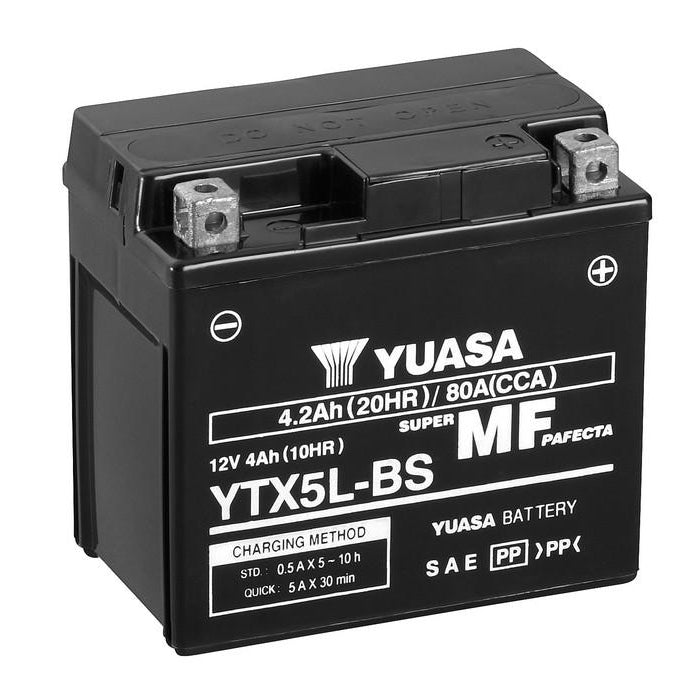 Yuasa YTX5L-BS (CP) 12V Combi-Pack MF VRLA Battery