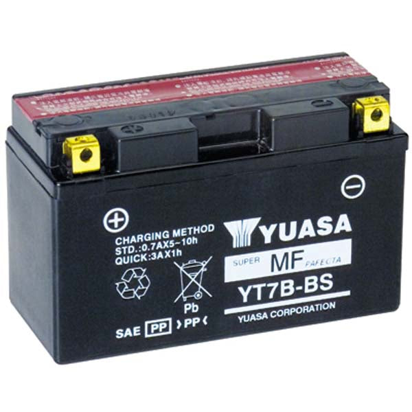 Yuasa YT7B-BS (CP) 12V Combi-Pack MF VRLA Battery