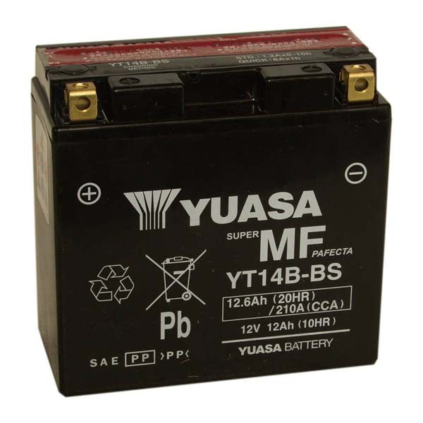 Yuasa YT14B-BS (CP) 12V Combi-Pack MF VRLA Battery