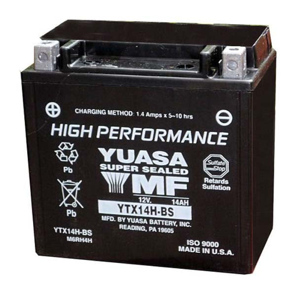 Yuasa YTX14H-BS (CP) 12V Combi-Pack High Performance MF VRLA Battery
