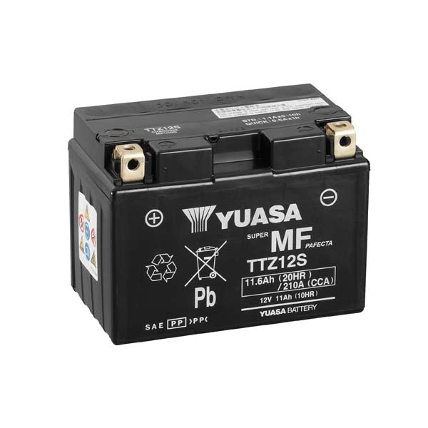 Yuasa TTZ12S (CP) 12V Combi-Pack MF VRLA Battery