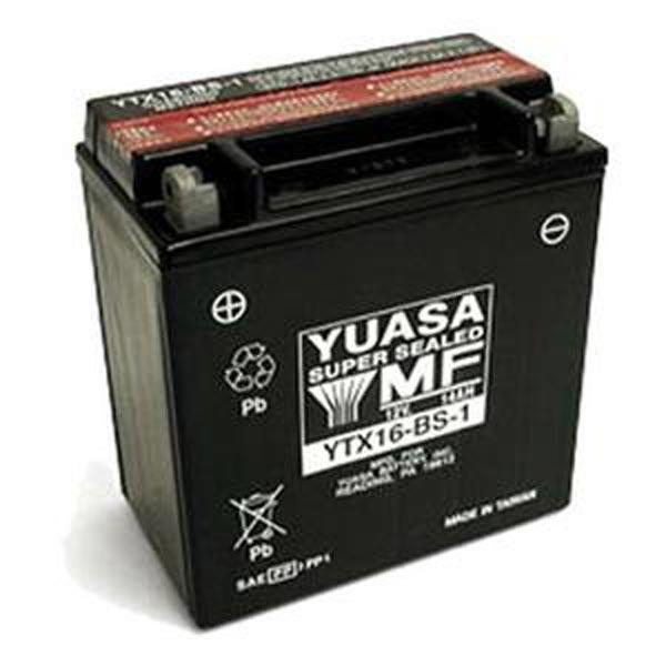 Yuasa YTX16-BS-1 (CP) 12V Combi-Pack MF VRLA Battery