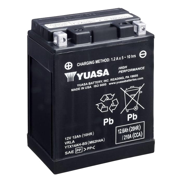 Yuasa YTX14AH-BS (CP) 12V Combi-Pack High Performance MF VRLA Battery