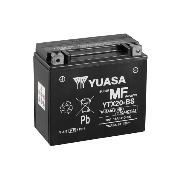 Yuasa YTX20-BS (CP) 12V Combi-Pack MF VRLA Battery