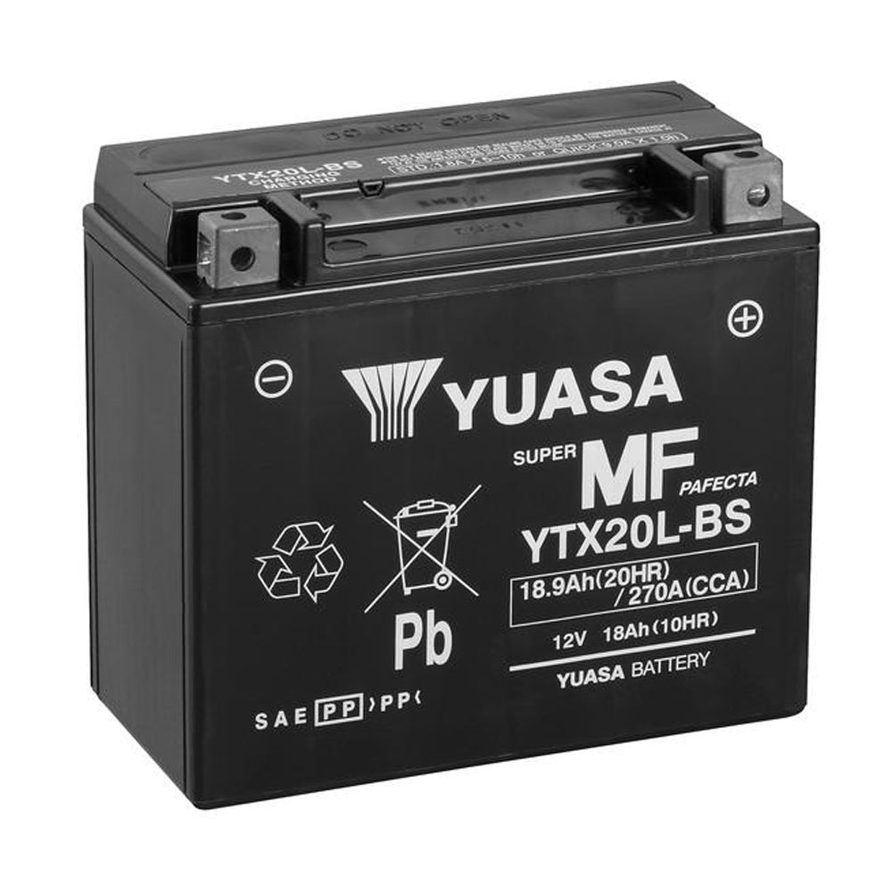 Yuasa YTX20L-BS (CP) 12V Combi-Pack MF VRLA Battery