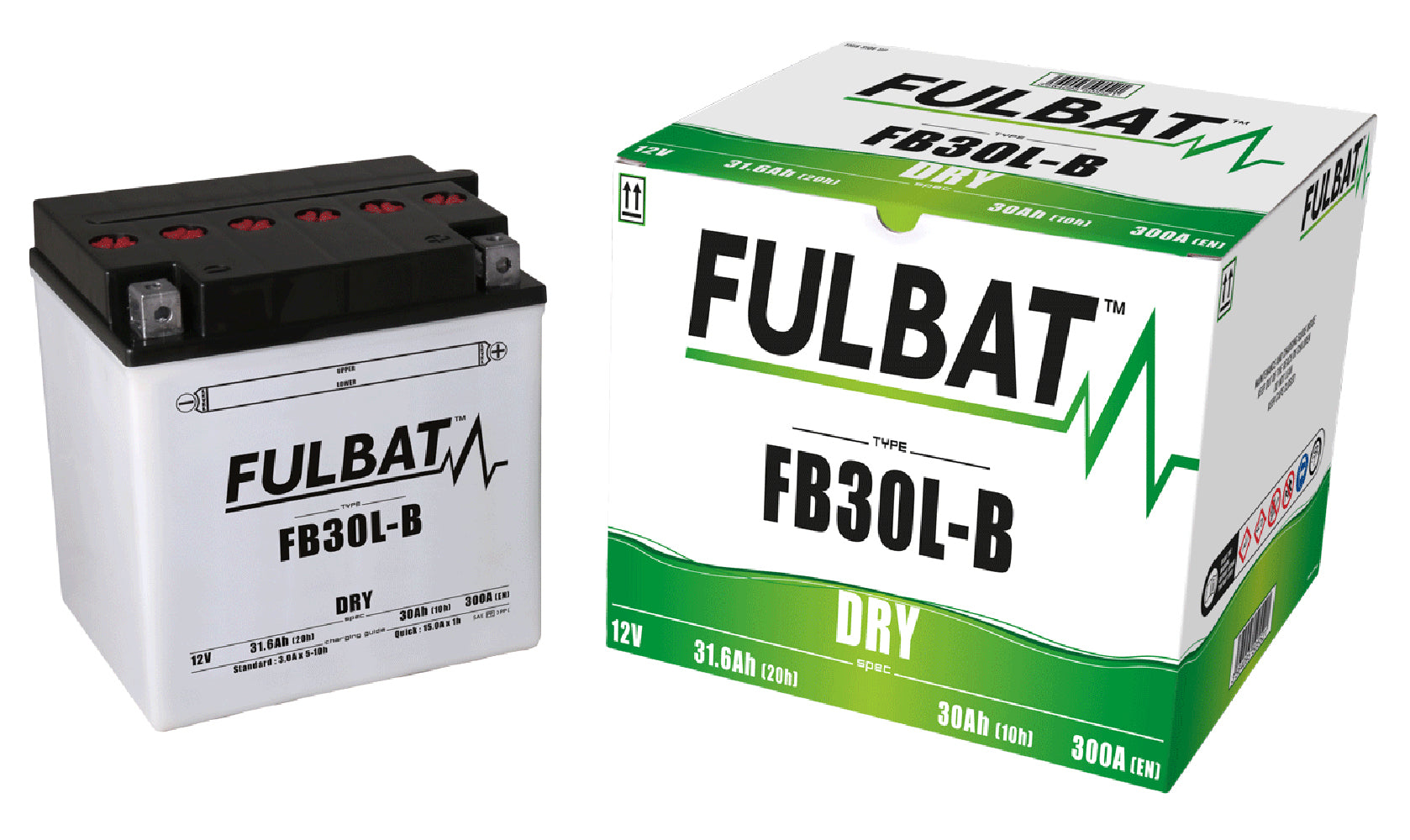 Fulbat FB30L-B (CP) Combi-Pack Battery