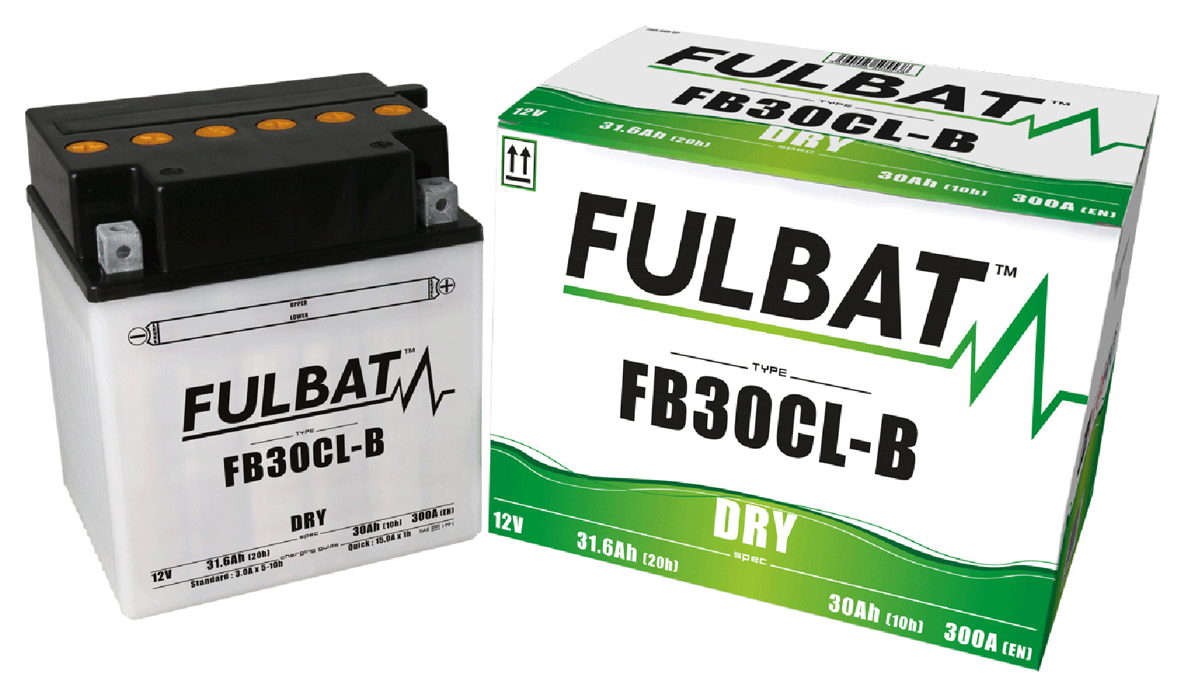 Fulbat FB30CL-B (CP) Combi-Pack Battery