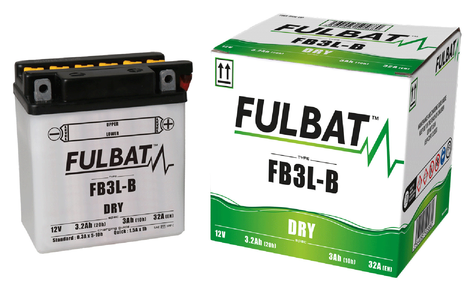 Fulbat FB3L-B (CP) Combi-Pack Battery