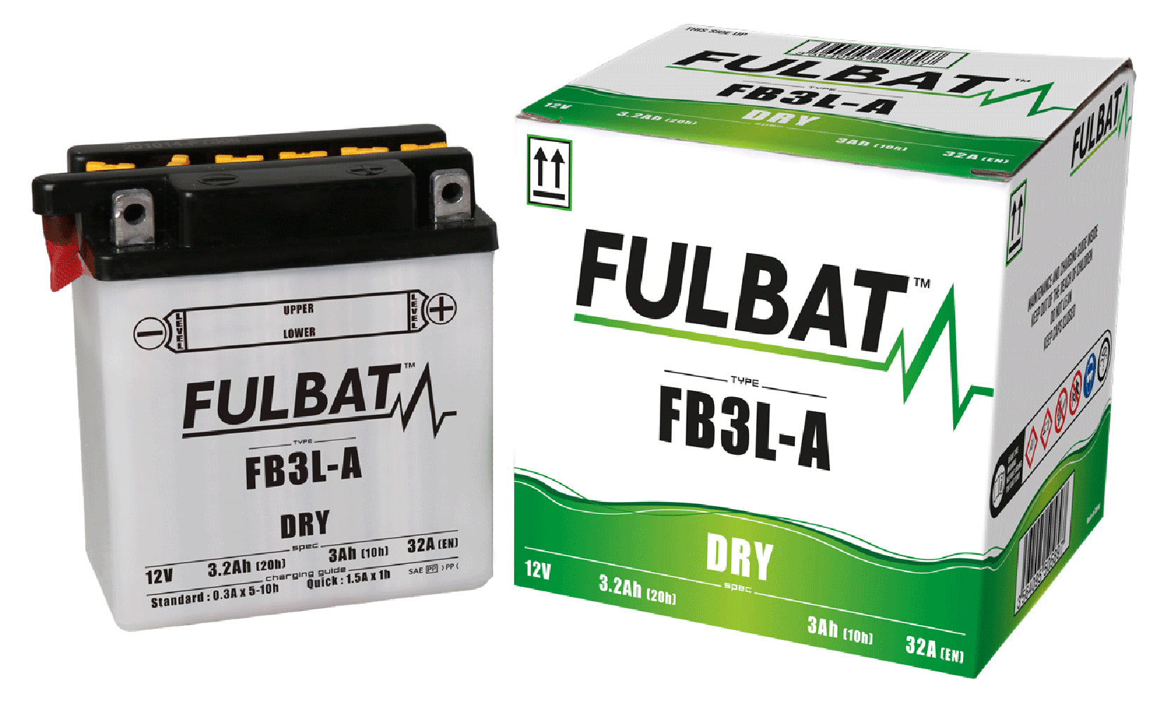 Fulbat FB3L-A (CP) Combi-Pack Battery