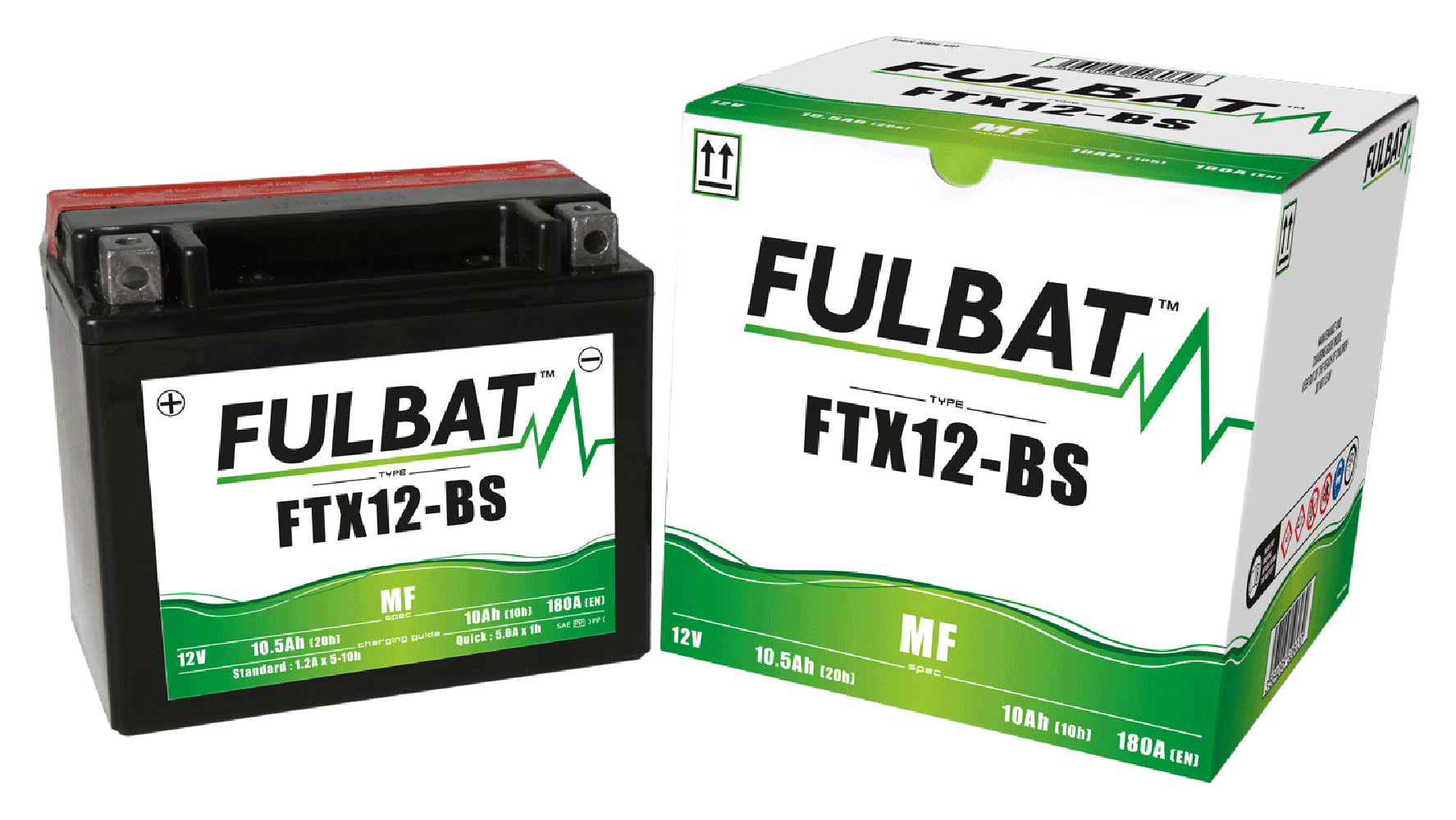 Fulbat FTX12-BS (CP) Combi-Pack MF Battery