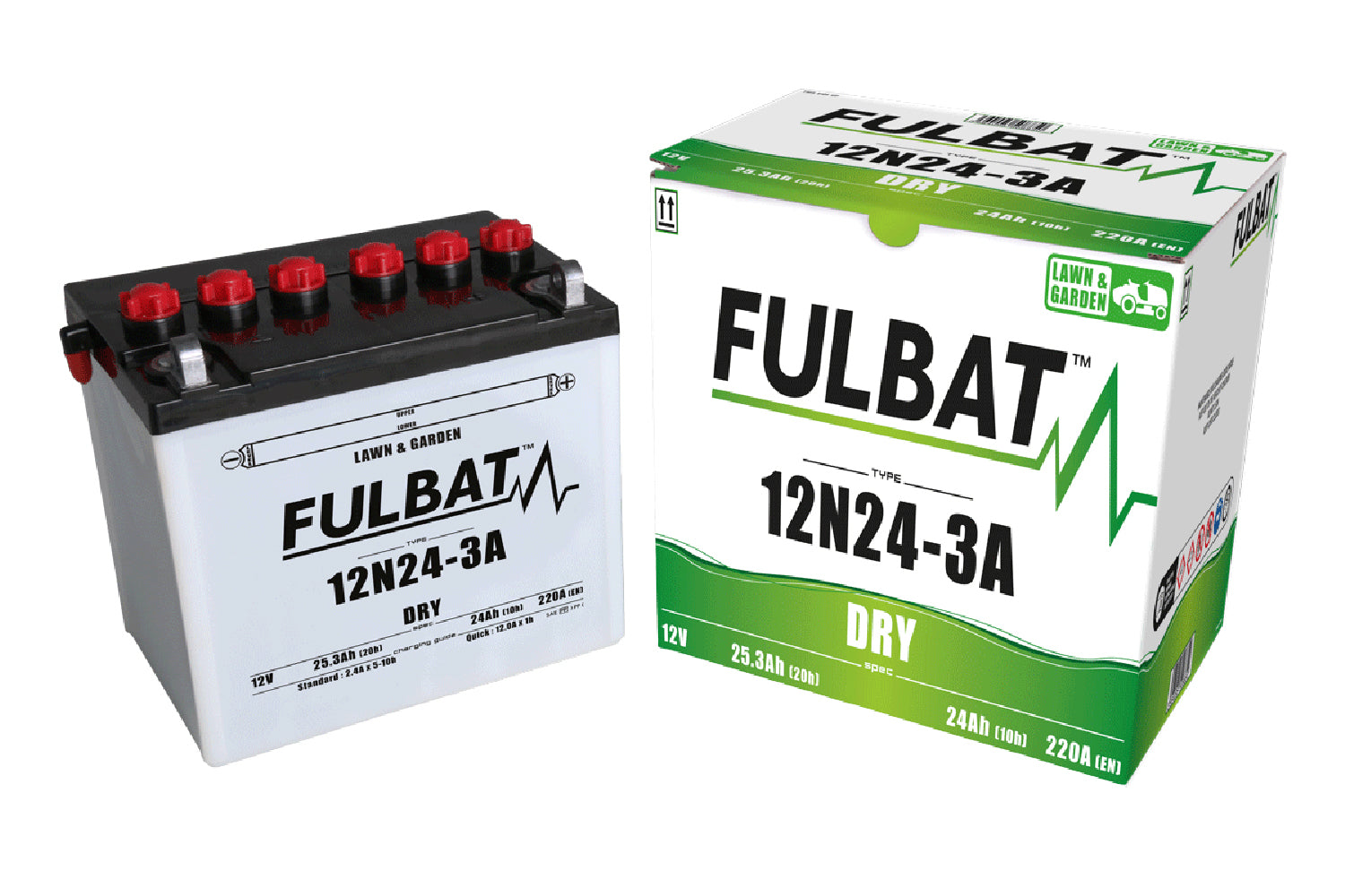 Fulbat 12N24-3A (CP) Combi-Pack Battery
