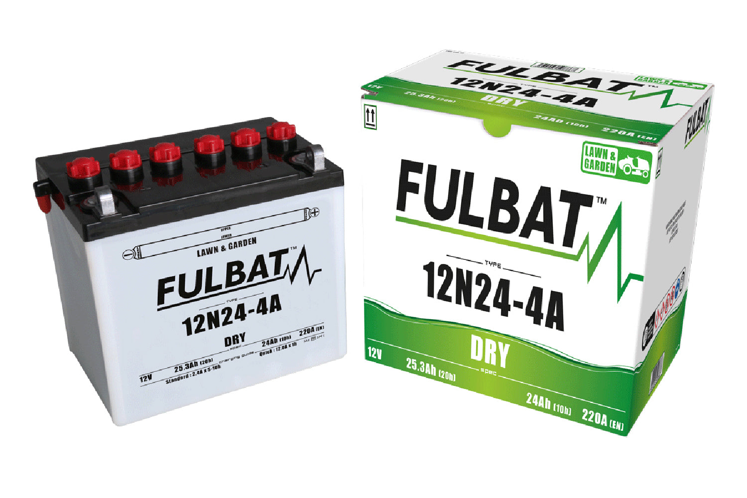 Fulbat 12N24-4A (CP) Combi-Pack Battery