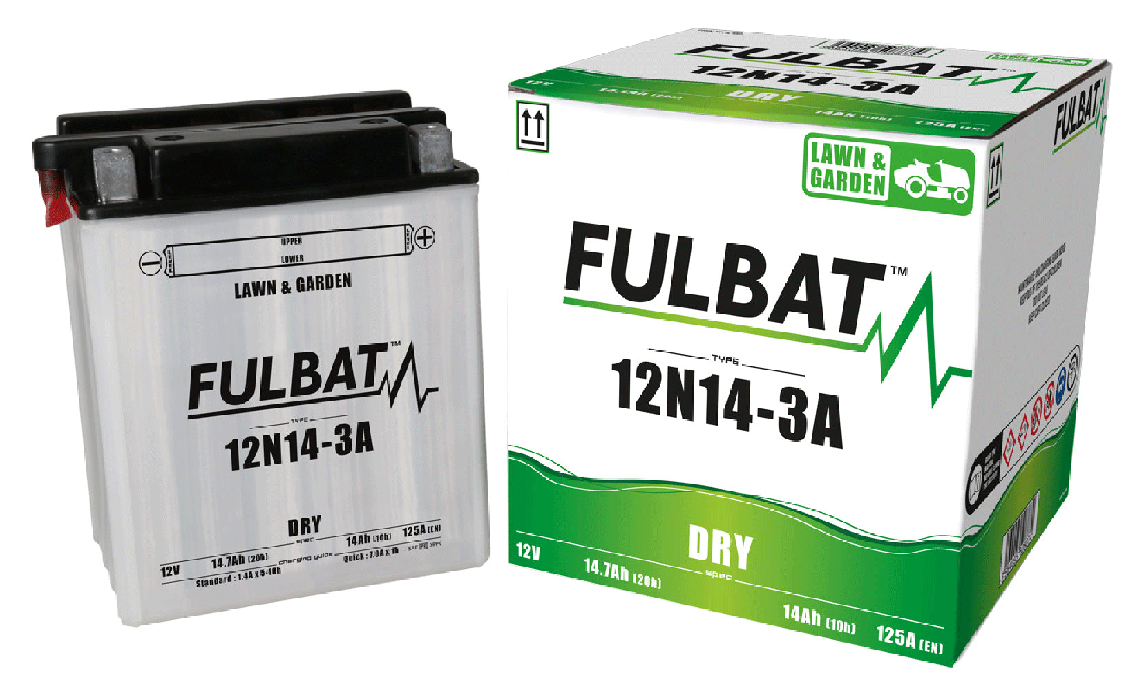 Fulbat 12N14-3A (CP) Combi-Pack Battery
