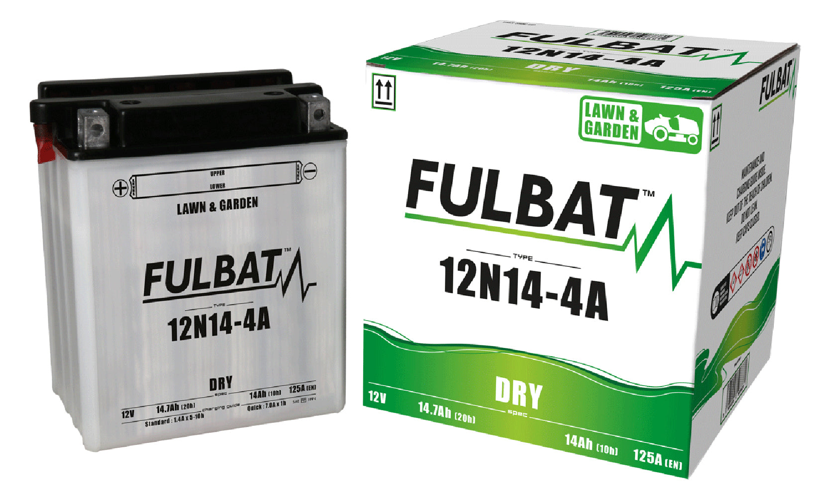 Fulbat 12N14-4A (CP) Combi-Pack Battery