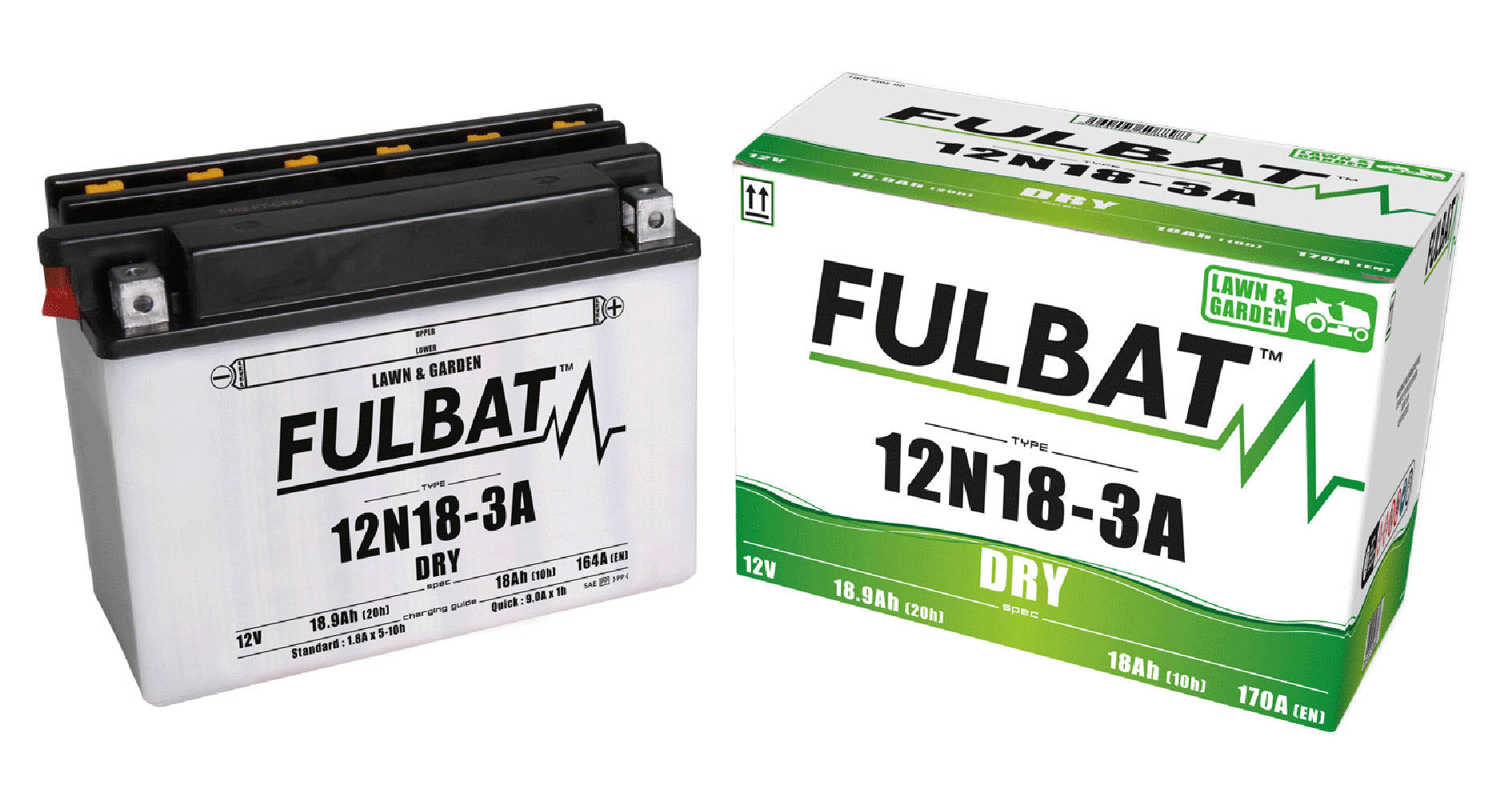 Fulbat 12N18-3A (CP) Combi-Pack Battery