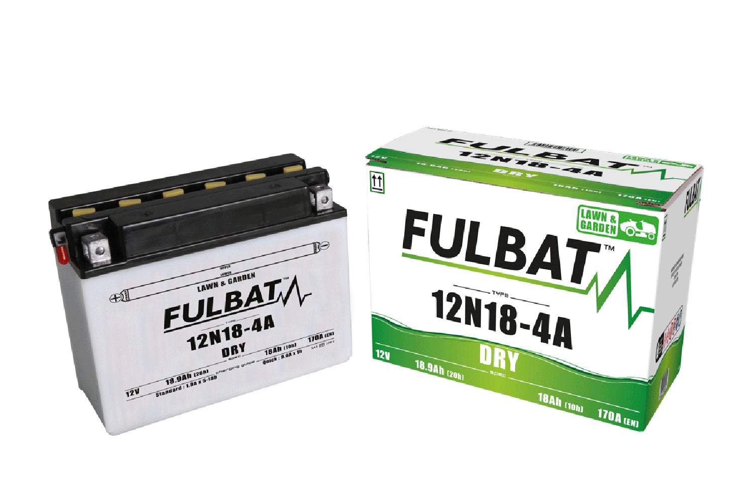 Fulbat 12N18-4A (CP) Combi-Pack Battery