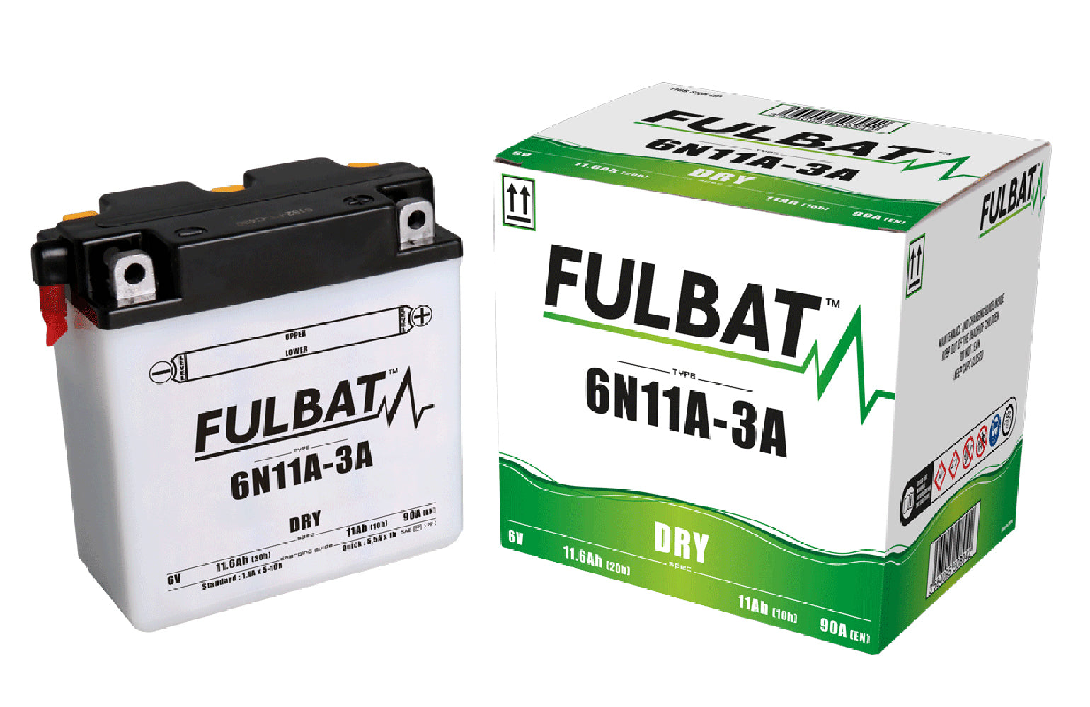 Fulbat 6N11A-3A (CP) Combi-Pack Battery