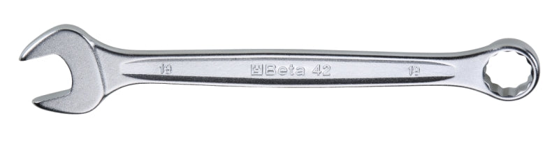 Beta Tools Combination Spanner Wrench Open Offset Ring Ends Chrome-Plated 8mm - Beta Tools 42 8
