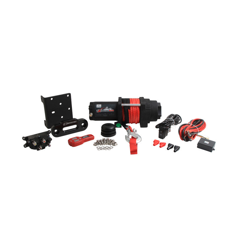 Arrowhead Electrical 12v Winch 4500lb/2000kg, ATV/UTV, Synthetic Rope, 4 Bolt, Arrowhead 431-01026